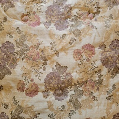 Croscill королева одеяло золото бежевый цветочный 96 w x 94 L - Изображение 1 из 4
