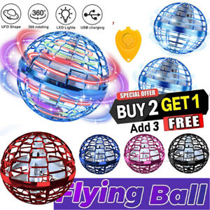 Pro Flying Ball Space Orb Magic Mini Drone UFO Boomerang Boy Girl Toy Xmas Gifts