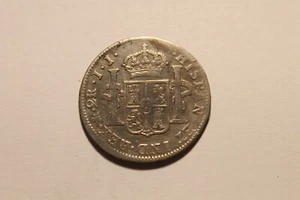 1814 JJ Mexico,  2 reals - Spanish Colony - Ferdinand VII Silver Coin KM# 93 - Picture 1 of 6