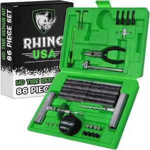 Tire Plug Repair Kit (86-Piece) Fix Punctures & Plug Flats with Ease - Heavy Dut - Picture 1 of 7