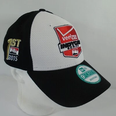 Verizon IndyCar Series 1st 2015 New Era 9Forty Hat Adjustable Strap Cap Indy 500 - Image 1 of 4
