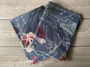 Ikea Filodendron Shams Joya Tonos Floral Pájaros Set/2 King - Imagen 1 de 5