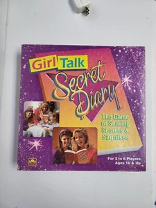 Girl Talk Secret Diary Game Golden 5058 Retro 1991 Secrets And Surprises - Picture 1 of 18