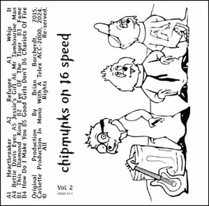 chipmunks on 16 speed - Vol. 2 (Sludgefest) Limited Edition Mono Cassette Tape - Picture 1 of 6