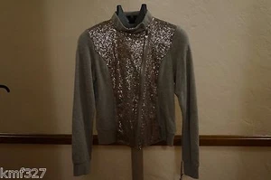 NUEVA Chaqueta Juicy Couture Team Juicy Gris Pequeña S NV312X Estilo: WY53Z032R $64MSRP - Imagen 1 de 6