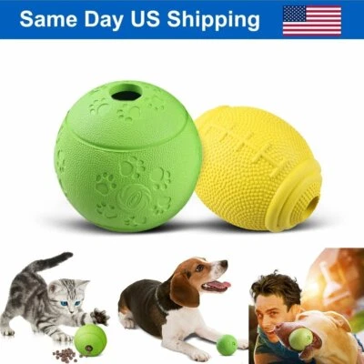 2x Dispensador de Alimentos Interactivo para Mascotas Gatos Perros Alimentador Coeficiente intelectual Puzzle Golosinas Pelota Jugar Juguetes Foto 1 de 4