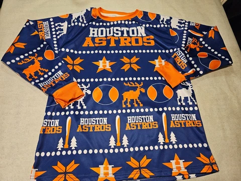 Houston Astros Ugly Sweater, Size L Cover