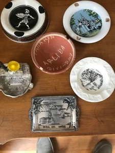 Souvenir Ashtrays, lot of 5 - Picture 1 of 8