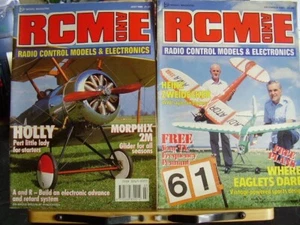 2 X MODEL AIRCRAFT MAGS RCM&E DEC 1987 EAGLET PLANS JULY 1989 HOLLY PLANS - Picture 1 of 7