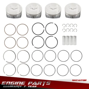 4Pcs Piston&Ring Assembly Oversize +0.5 Kit For Audi A3/s3 A4 A5 A6 A7 Q3S - Picture 1 of 14