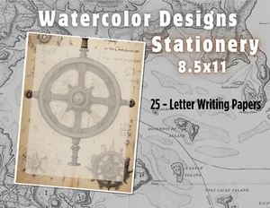 Sketch Journal - Stationery Paper (25 Sheets) 8.5 x 11 Premium Paper #27 - Picture 1 of 1
