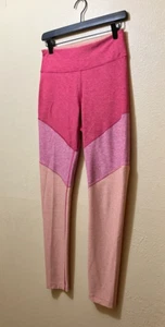Outdoor Voices 7/8 Springs Leggings Flamingo Rose Clay Pink Tri Tone Size Medium - Picture 1 of 4