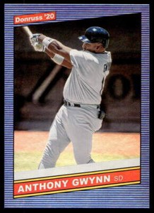 2020 Donruss #218b Tony Gwynn Holo Blue  R86, VAR Anthony