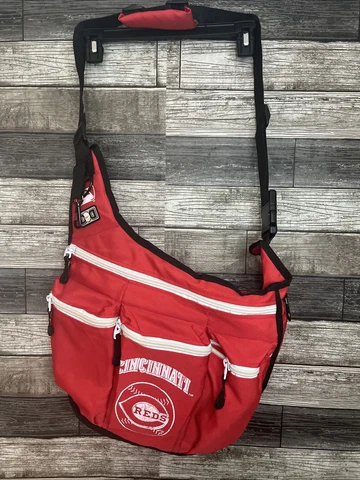 Cincinnati Reds Insulated Cooler Shoulder Bag W/Seat Pad/Cover Cover