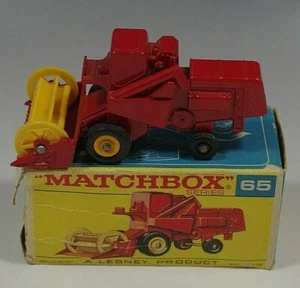 MATCHBOX LESNEY #65 CLAAS COMBINE HARVESTER 1960's ENGLAND NM CONDITION - Picture 1 of 8