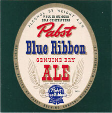 1 beer label, Milwaukee, Wisconsin, Pabst Blue Ribbon Ale, 7 oz., 1950s, 59C