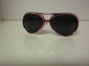 PINK PILOTEN SONNENBRILLE METALLIC LOOK - ROCKER RETRO BEACH PARTY HIPSTER - Bild 1 von 4