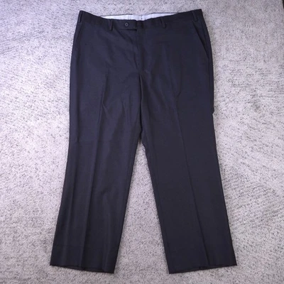 Santorelli Pants Men 40x26 Loro Piana *DEFECT* Wool Dress Charcoal Made In Italy - Image 1 of 4