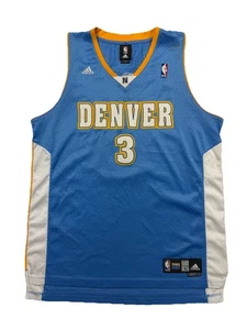 VTG Rare Allen Iverson Denver Nuggets #3 Adidas NBA Jersey Mens L Stitched - Picture 1 of 11