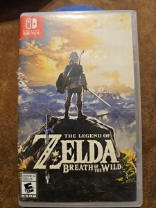 The Legend of Zelda Breath of the Wild (Nintendo Switch, 2017) solo custodia no gioco - Foto 1 di 4