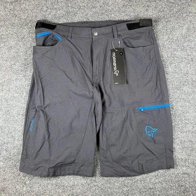 Norrona Shorts Mens XL Gray Falketind Cotton Outdoor Hiking Casual NEW NWT - Image 1 of 4