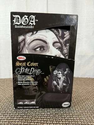 Cubierta de asiento de cubo BELL, arte David Gonzales, PIEL PROFUNDA Foto 1 de 4