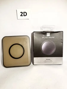 Platinum Camera Lense Filter Cover Protector 52mm Multi Coated UV MC-UVF - Picture 1 of 4