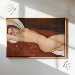 Reclining Nude, Italian Artist, Amedeo Modigliani , 1917, Giclee Canvas Print - Picture 1 of 6