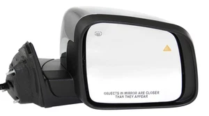 Fits GRAND CHEROKEE 11-22 MIRROR RH, Power, Manual Folding, Heated, Chrome, w/ B - Picture 1 of 7