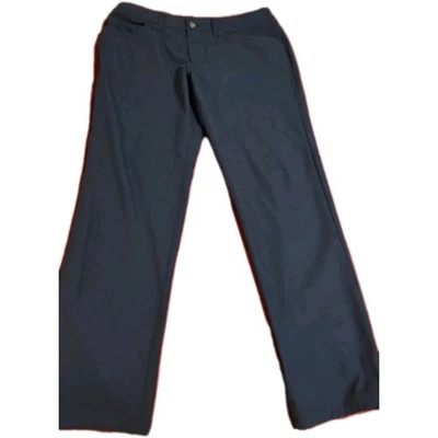 Pantalones Lululemon ABC 34x29 Warpstreme Azul Marino Elastizados Rendimiento Preppy  Foto 1 de 4