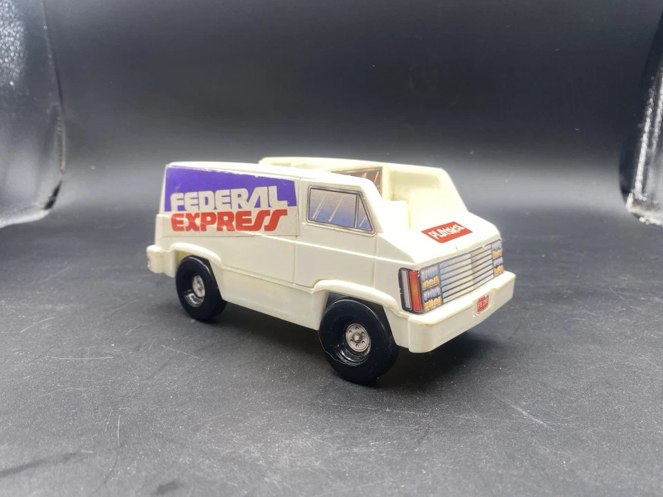 Camión de reparto vintage Playskool Federal Express FedEx. Foto 1 de 4