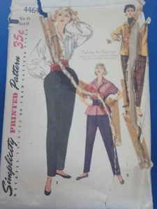 Simplicity Tapered Pant Blouse Sewing Pattern Size 13 Bust 31 - Picture 1 of 2