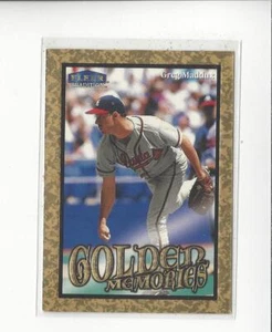 1999 Fleer Tradition Golden Memories #8 Greg Maddux Braves - Picture 1 of 1