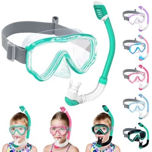 Vvinca Snorkeling Gear for Kids Dry Top Kids Snorkel Set for Boys Girls Junio... - Picture 1 of 8