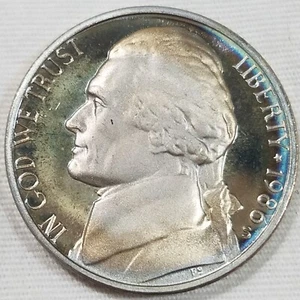1986-P Jefferson PR Ultra Cameo Multicolor Toning #6.08.24 - Bild 1 von 10