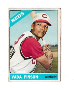 1966 Topps # 180 Vada Pinson ottime condizioni!. Spedizione gratuita! - Foto 1 di 2