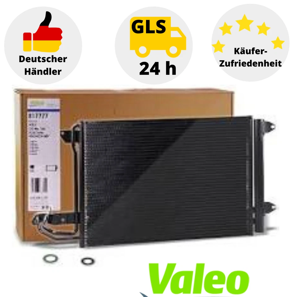 Valeo Klima Kondensator 817777 für VW GOLF 5 PLUS 6 Klimakühler Audi Seat Caddy - Bild 1 von 1