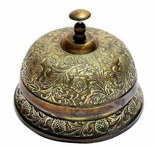 Counter Brass Bell Ornate Desk Bell Table Bells Call Bell Reception Bell b2