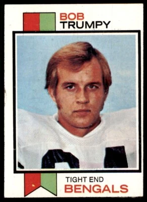1973 Topps Football Cards Bob Trumpy Cincinnati Bengals #7 - Image 1 of 2