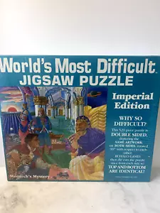 Rompecabezas vintage 1989 más difícil del mundo edición imperial *NUEVO Y sellado - Imagen 1 de 3