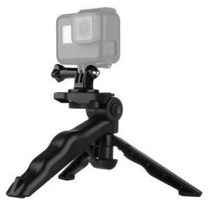 Grip Folding Tripod Mount with Adapter & Screws for GoPro DJI Osmo Action Camera - Picture 1 of 8