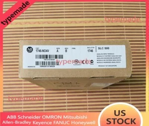 New Factory Sealed AB 1746-NO4V SER A SLC 500 PLC Analog Output Module 1746NO4V - Picture 1 of 2