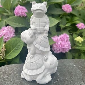 Turtle Garden Statue Outdoor Decor Sculpture  Figurine 8” Ornament Art Home Yard