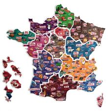 Magnet le Gaulois carte de France 2018 - vente à l'unité