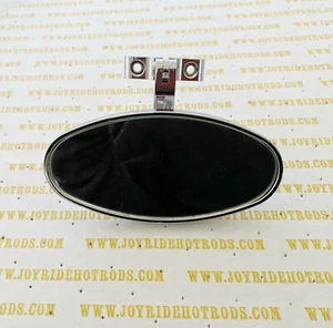 Hot Rod Oval Interior Rear View Mirror - Hinged Mounting Point - Picture 1 of 7