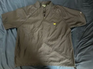 Masters Collection Golf Pullover Mens L Black And Blue Polo Augusta National - Picture 1 of 8