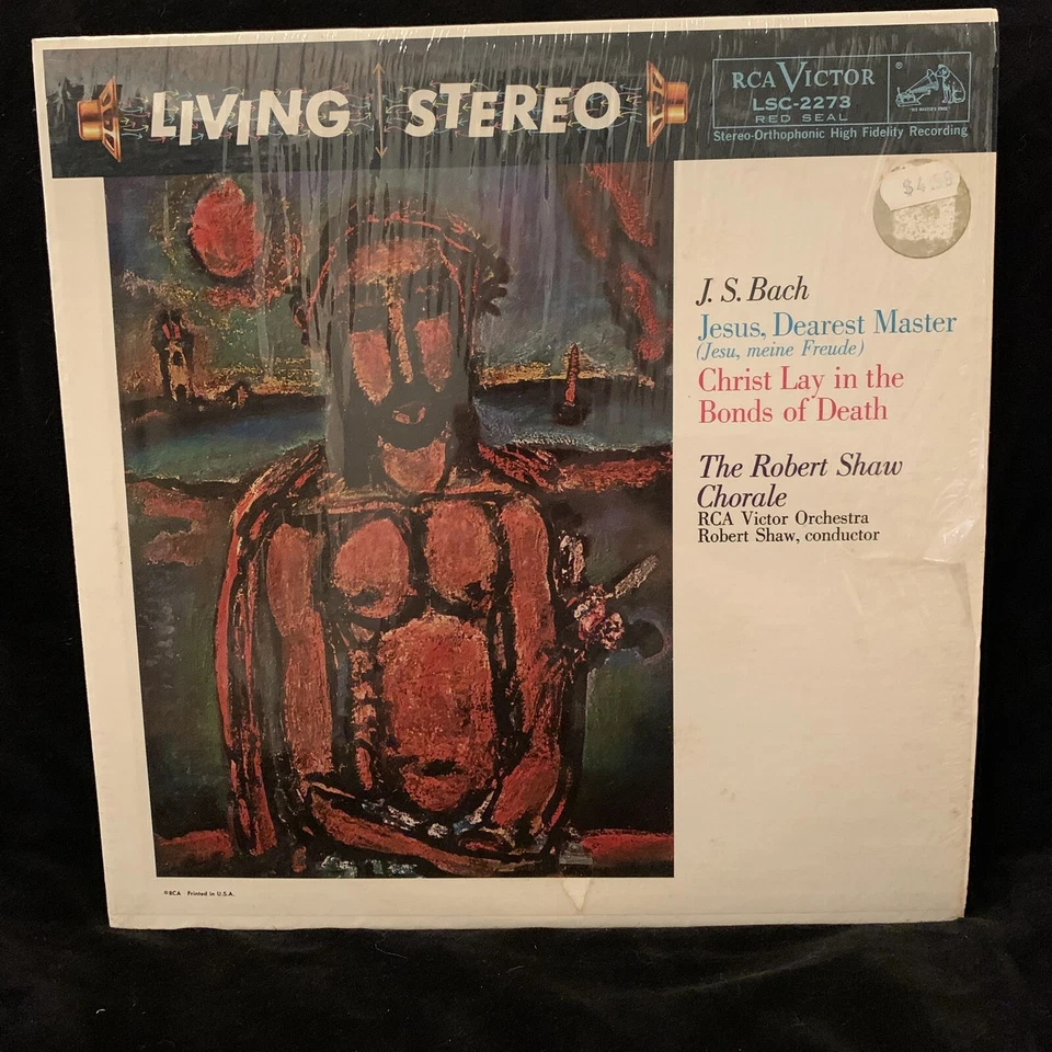 RCA Living Stereo LSC-2273 BACH Motet & Cantata - SHAW - ST LP IN SHRINK - Image 1 of 4