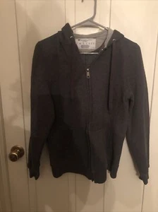 Champion Eco Full Zip Dark Gray Hoodie - Medium - Great Condition - Picture 1 of 3