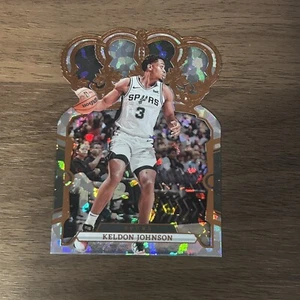 Panini 2023-24 Crown Royale NBA Basketball Nr. 68 Keldon Johnson rissiges Eis - Bild 1 von 2