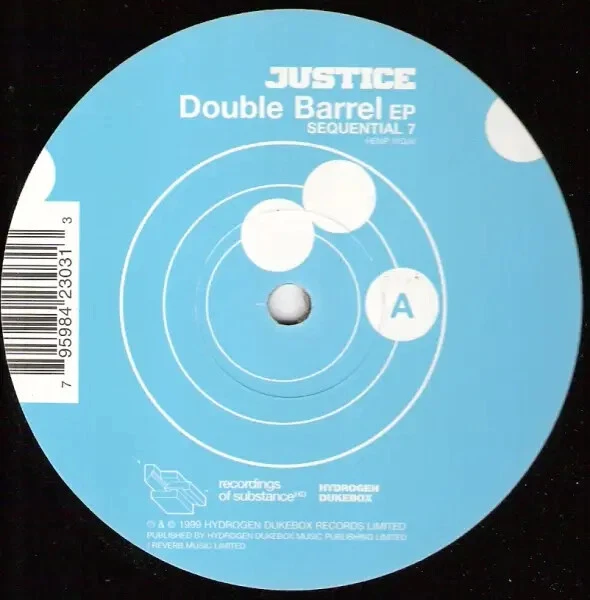 Justice Double Barrel EP Vinyl Single 2 X 12inch NEAR MINT Recordings of Subs - Bild 1 von 1
